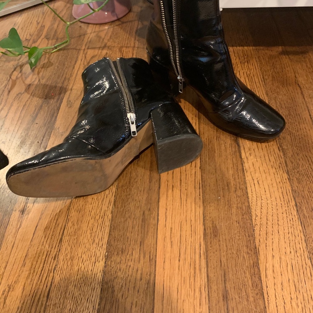 Patent ankle boots - Picture 2 of 4
